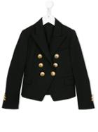 Balmain Kids Military Blazer, Boy's, Size: 8 Yrs, Black