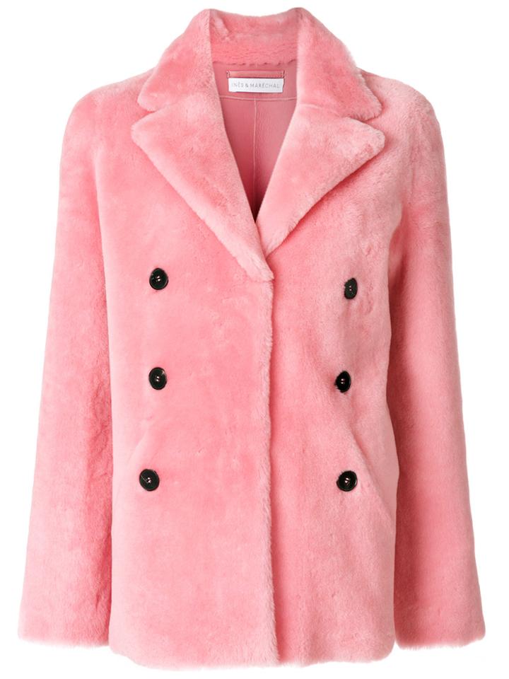 Inès & Maréchal Barbara Coat - Pink & Purple