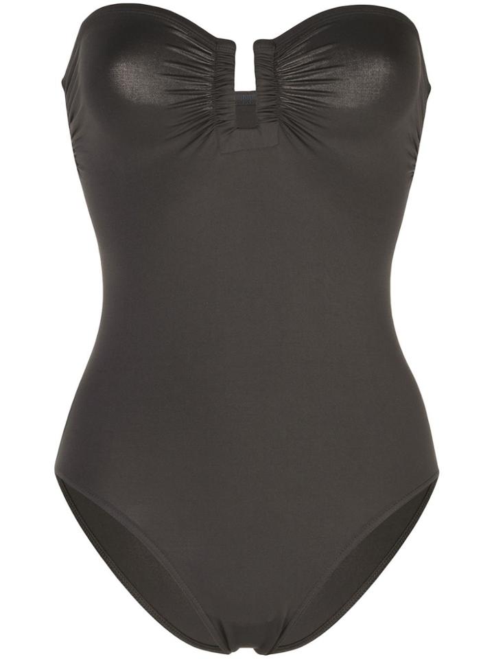 Eres Strapless Swimsuit - Grey