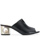 Coliac Stacy Mules - Black