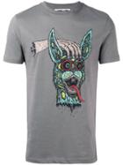 Mcq Alexander Mcqueen Bunny Head T-shirt, Men's, Size: Xl, Grey, Cotton
