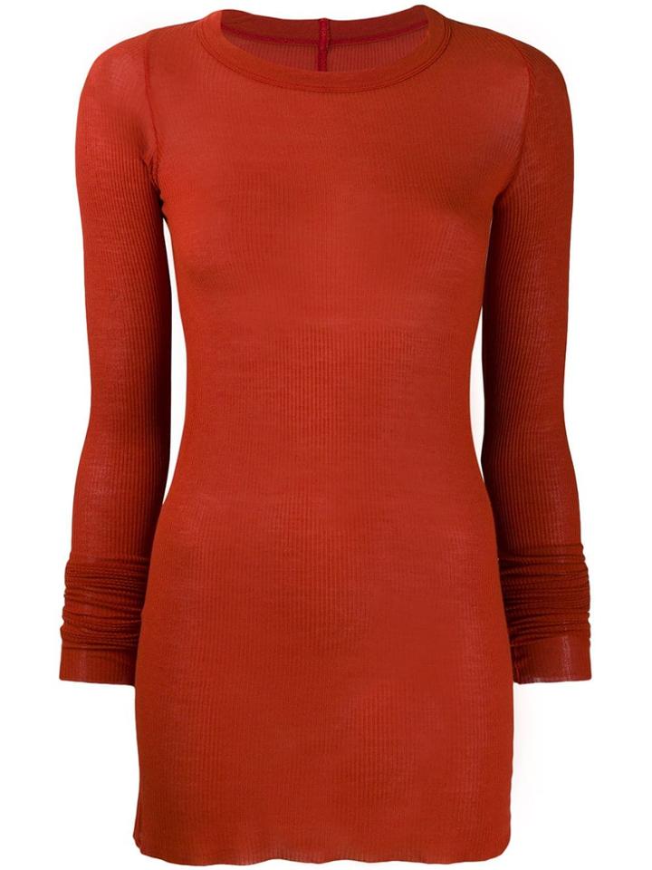 Rick Owens Lightweight Jumper - Red