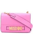 Moschino Logo Shoulder Bag - Pink & Purple