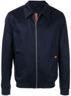 Gieves & Hawkes Zipped Bomber Jacket - Blue