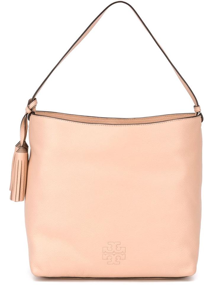 Tory Burch Thea Hobo Bag, Women's, Pink/purple, Leather