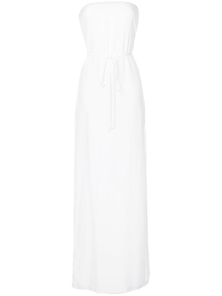 Kacey Devlin Fluid Maxi Dress - White
