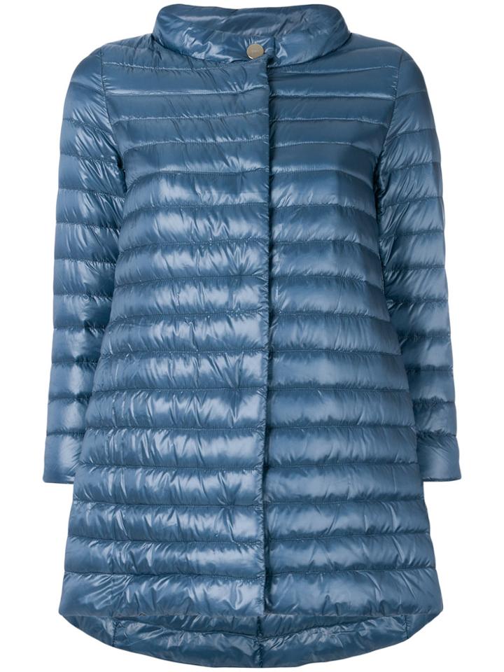 Herno Midi Padded Jacket - Blue