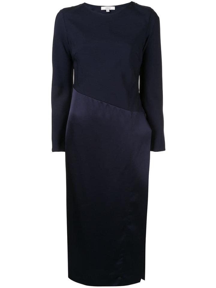 Layeur Side Slit Blouse - Blue