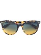 Gucci Eyewear Tortoiseshell Cat-eye Sunglasses - Brown