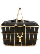 Savas Large 'caroline' Basket Bag - Black