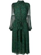Michael Michael Kors Peacock Pattern Dress - Green