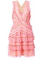 Thurley Crochet And Tassel Detailed Dress - Pink & Purple