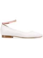 Malone Souliers By Roy Luwolt Rowena Ballerinas - White
