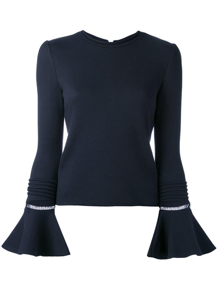 See By Chloé Bell Sleeve Top - Blue