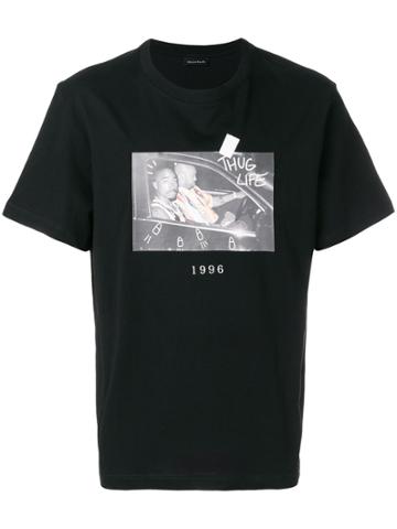 Throw Back Tupac Thug Life T-shirt - Black