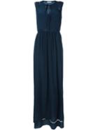 P.a.r.o.s.h. Selened Dress, Women's, Blue, Silk/polyester