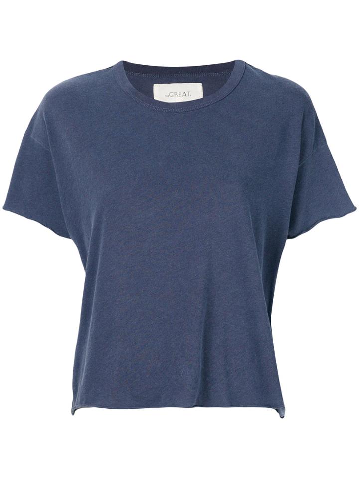 The Great Curved Hem Tee - Blue