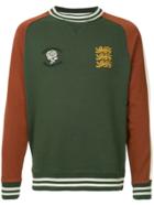 Kent & Curwen Colour Block Sweatshirt - Green