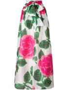 Tory Burch - Floral Maxi Skirt - Women - Cotton/polyester - 4, Green, Cotton/polyester