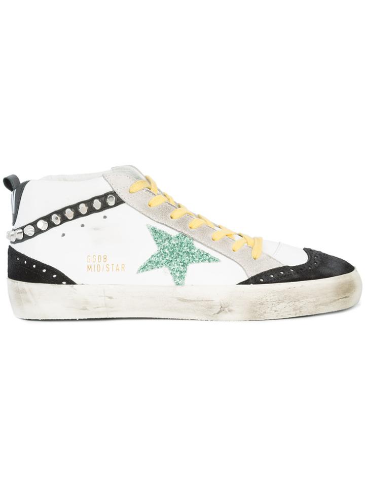 Golden Goose Deluxe Brand Midi Star Sneakers - White