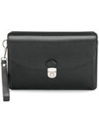 Tod's Double Pocket Clutch - Black