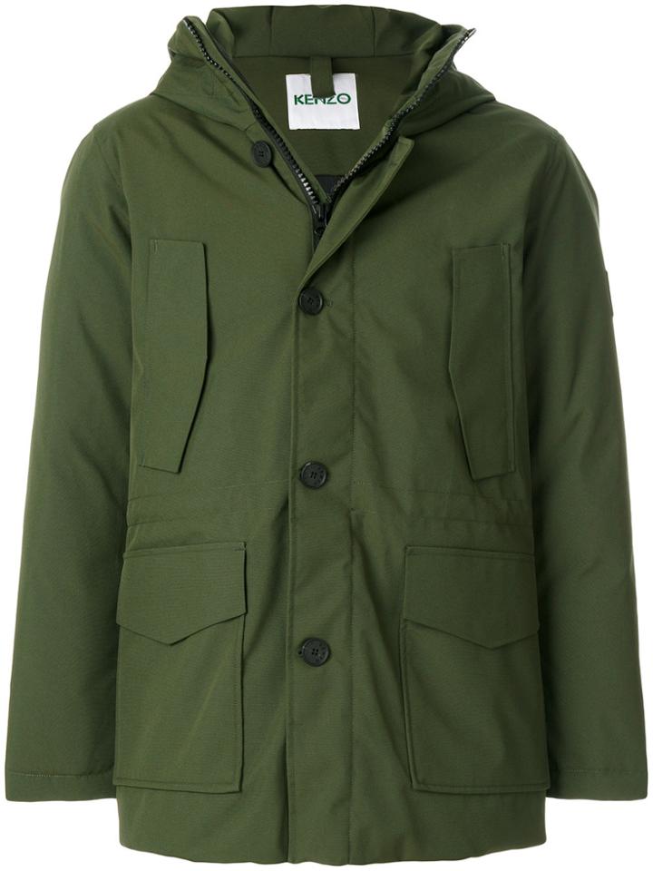 Kenzo Padded Coat - Green