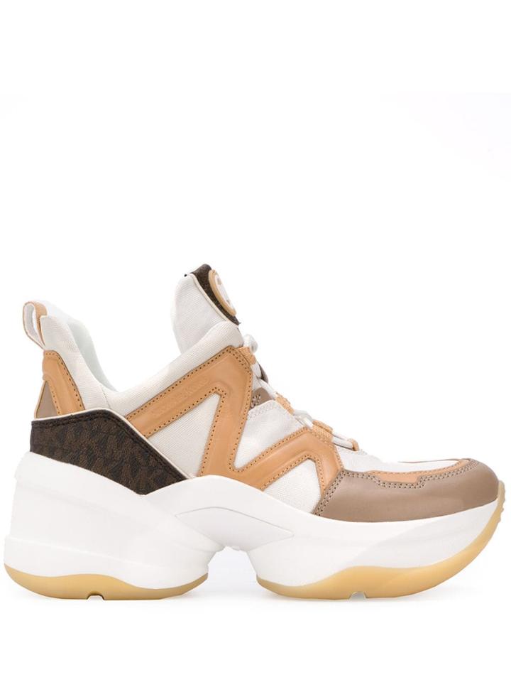 Michael Michael Kors Mk Olympia Sneakers - Neutrals