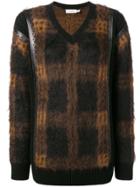 Coach Check Sweater - Brown