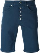 Dondup Bermuda Shorts, Men's, Size: 31, Blue, Cotton/spandex/elastane