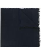 Rundholz Black Label Oversized Fringed Scarf - Blue