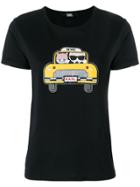 Karl Lagerfeld Karl & Choupette Taxi T-shirt - Black