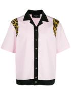 Dsquared2 Colour-block Short-sleeve Shirt - Pink & Purple