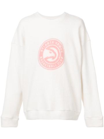 The Elder Statesman X Nba Hawks Sweatshirt - White
