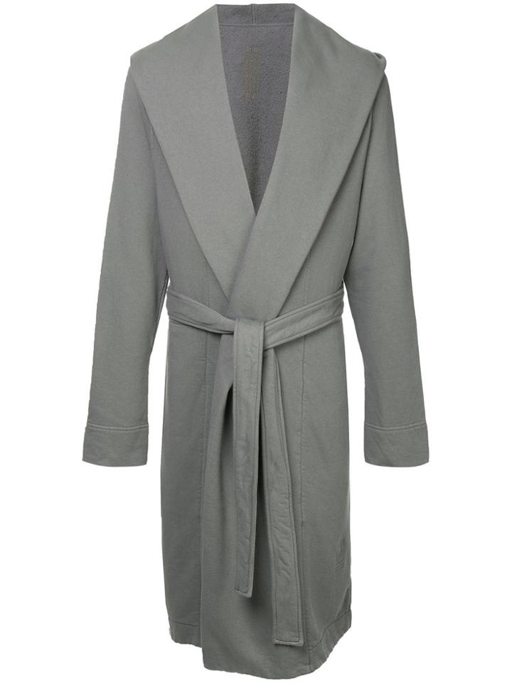 Rick Owens Drkshdw Single Breasted Coat - Grey