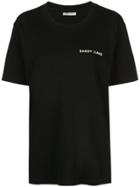 Sandy Liang Contrast Print T-shirt - Black