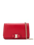 Salvatore Ferragamo Vara Bow Cross Body Bag - Red