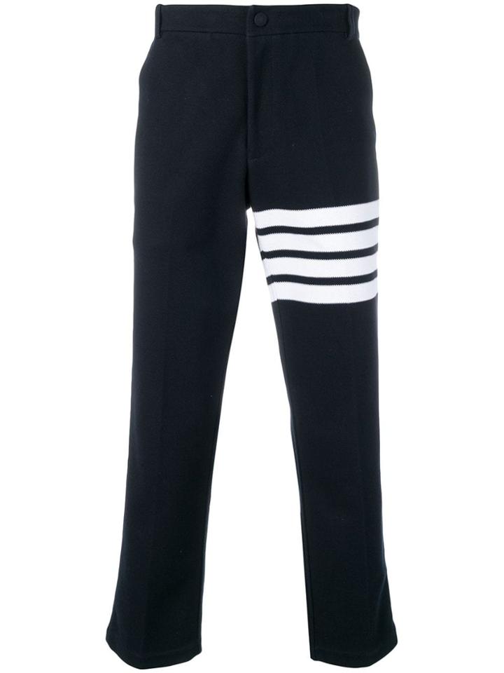 Thom Browne 4-bar Tech Piqué Chino Trousers - Blue