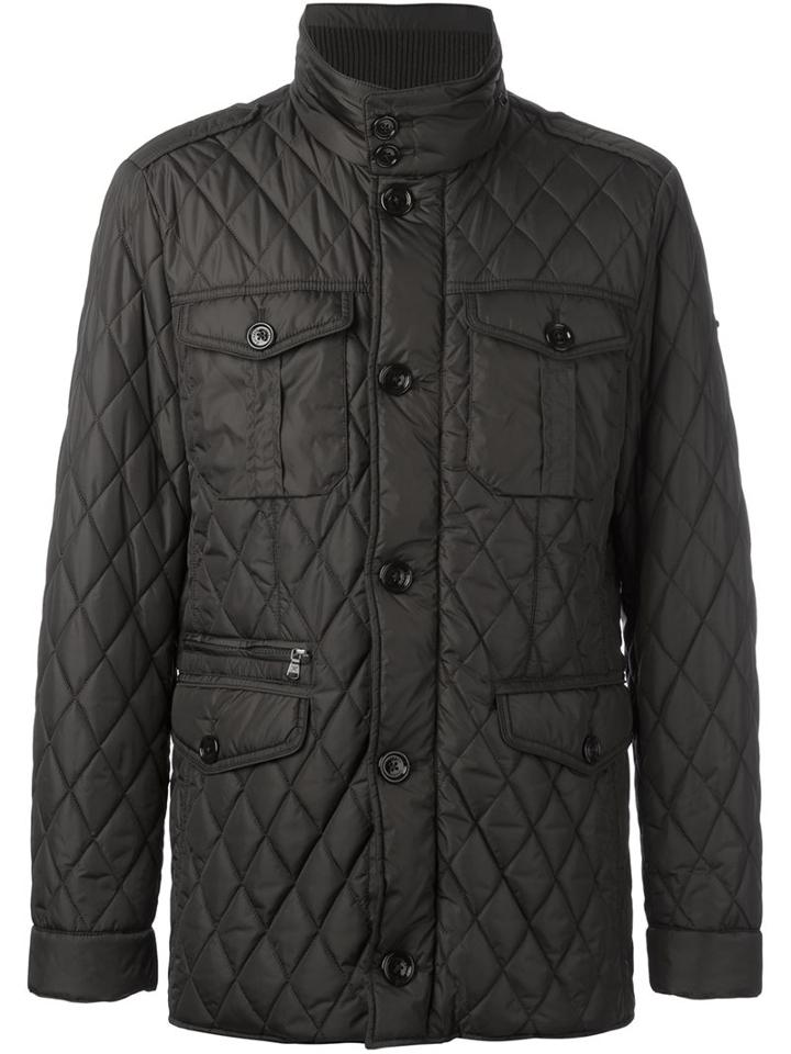 Hackett Quilted Jacket, Men's, Size: Medium, Brown, Nylon