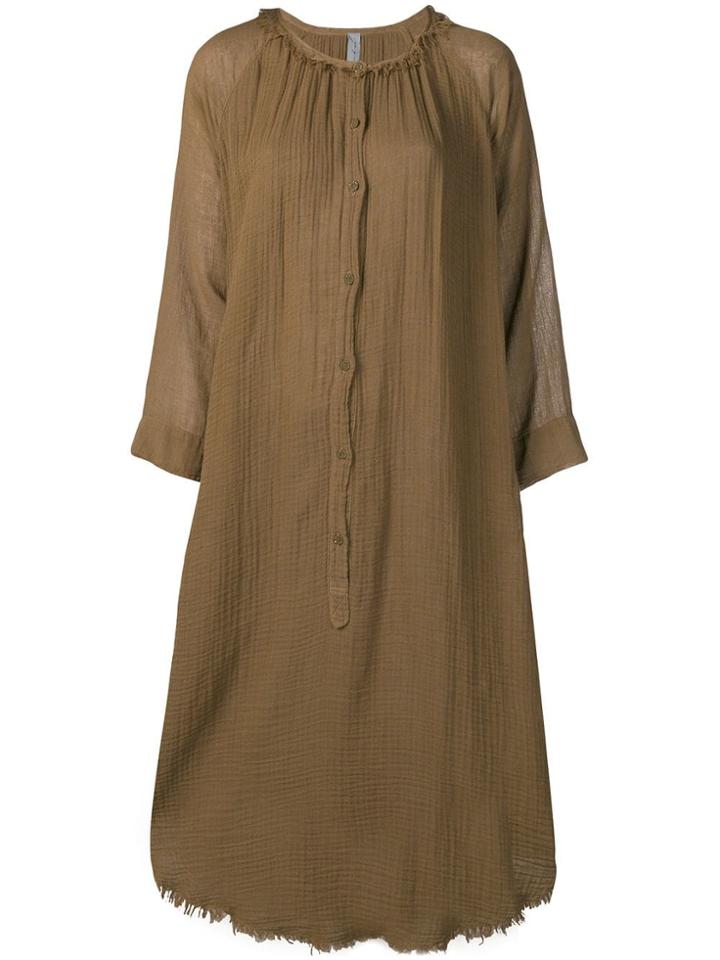Raquel Allegra Loose-fit Shirt Dress - Green