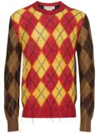 Marni Argyle Colour Blocked Sweater - Multicolour