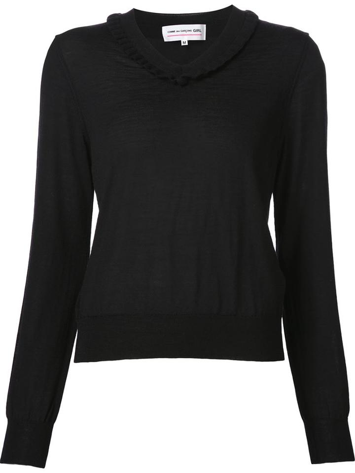 Comme Des Garçons Girl Frill Neck Jumper