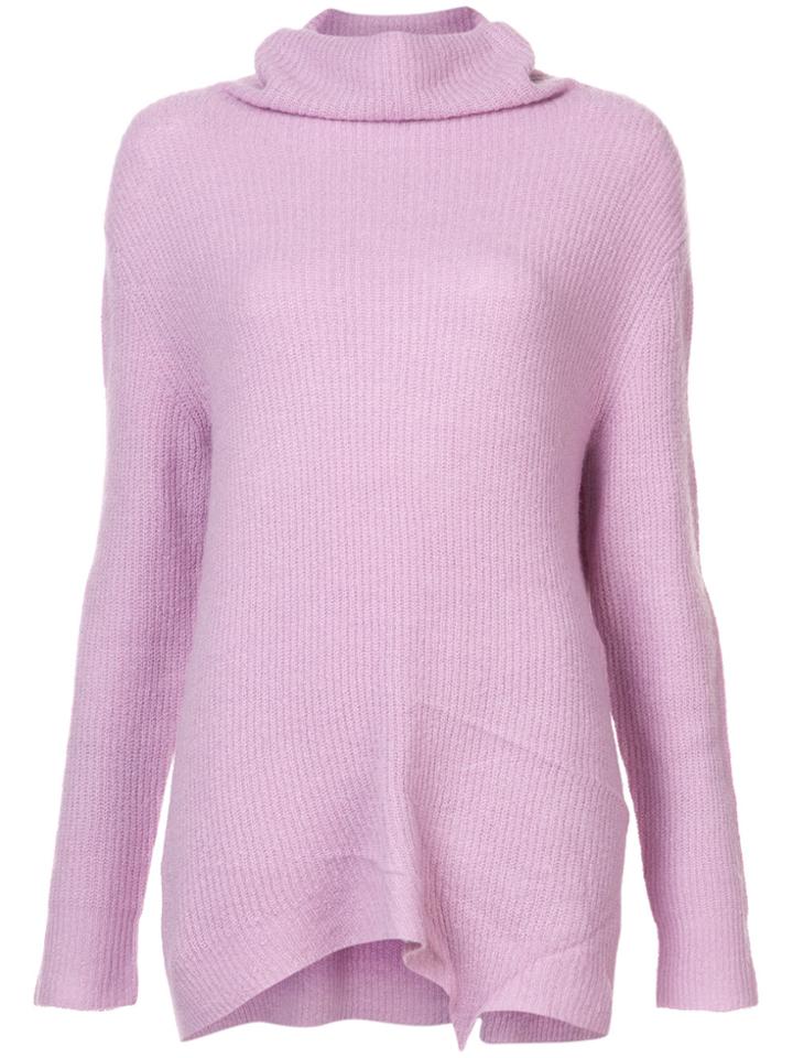 Sies Marjan Fern Turtleneck Sweater - Pink & Purple