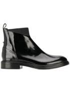 Valentino Valentino Garavani Contrast Panel Ankle Boots - Black