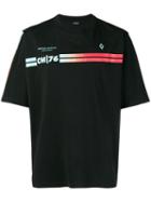 Marcelo Burlon County Of Milan Brand Print T-shirt - Black