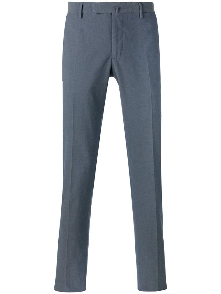 Incotex - Tailored Trousers - Men - Cotton/spandex/elastane - 52, Blue, Cotton/spandex/elastane