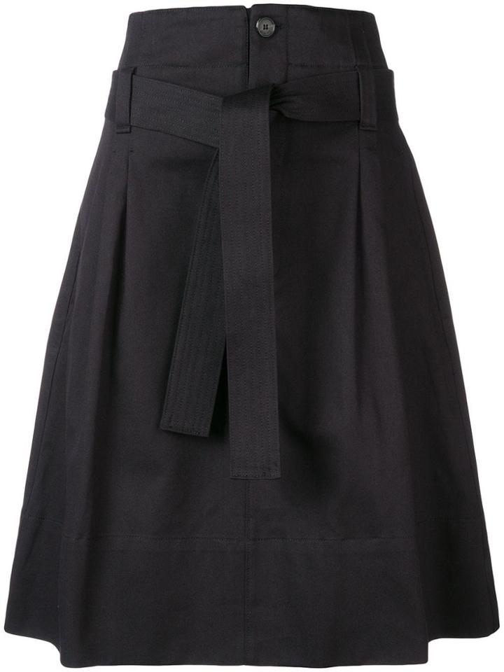 Golden Goose Deluxe Brand Flared Midi Skirt - Black
