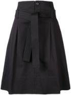 Golden Goose Deluxe Brand Flared Midi Skirt - Black