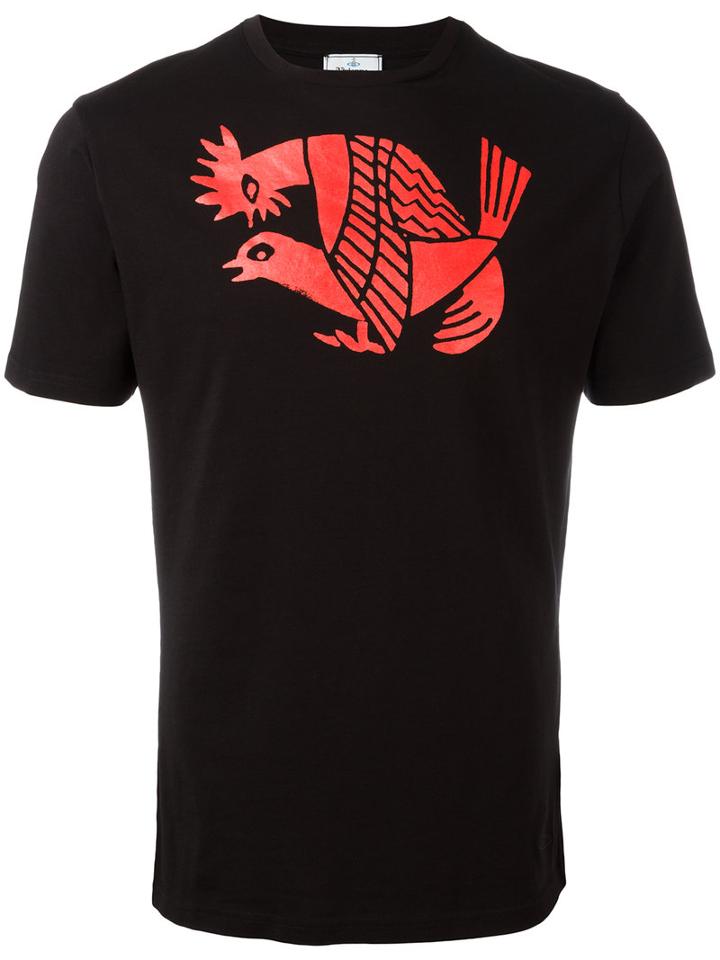Vivienne Westwood Man Fowlfuckers T-shirt, Men's, Size: Xl, Black, Cotton