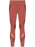 Sweaty Betty Power Mesh 7/8 Gym Leggings - Red