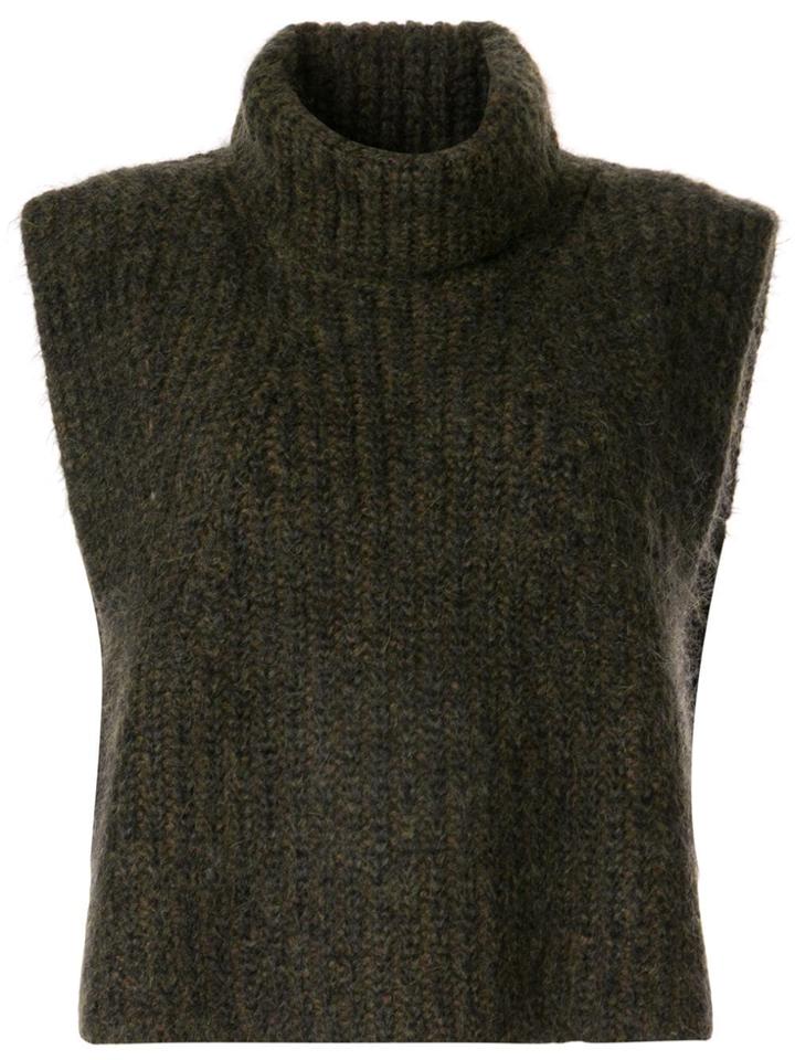Isabel Marant Étoile Roll Neck Vest - Green